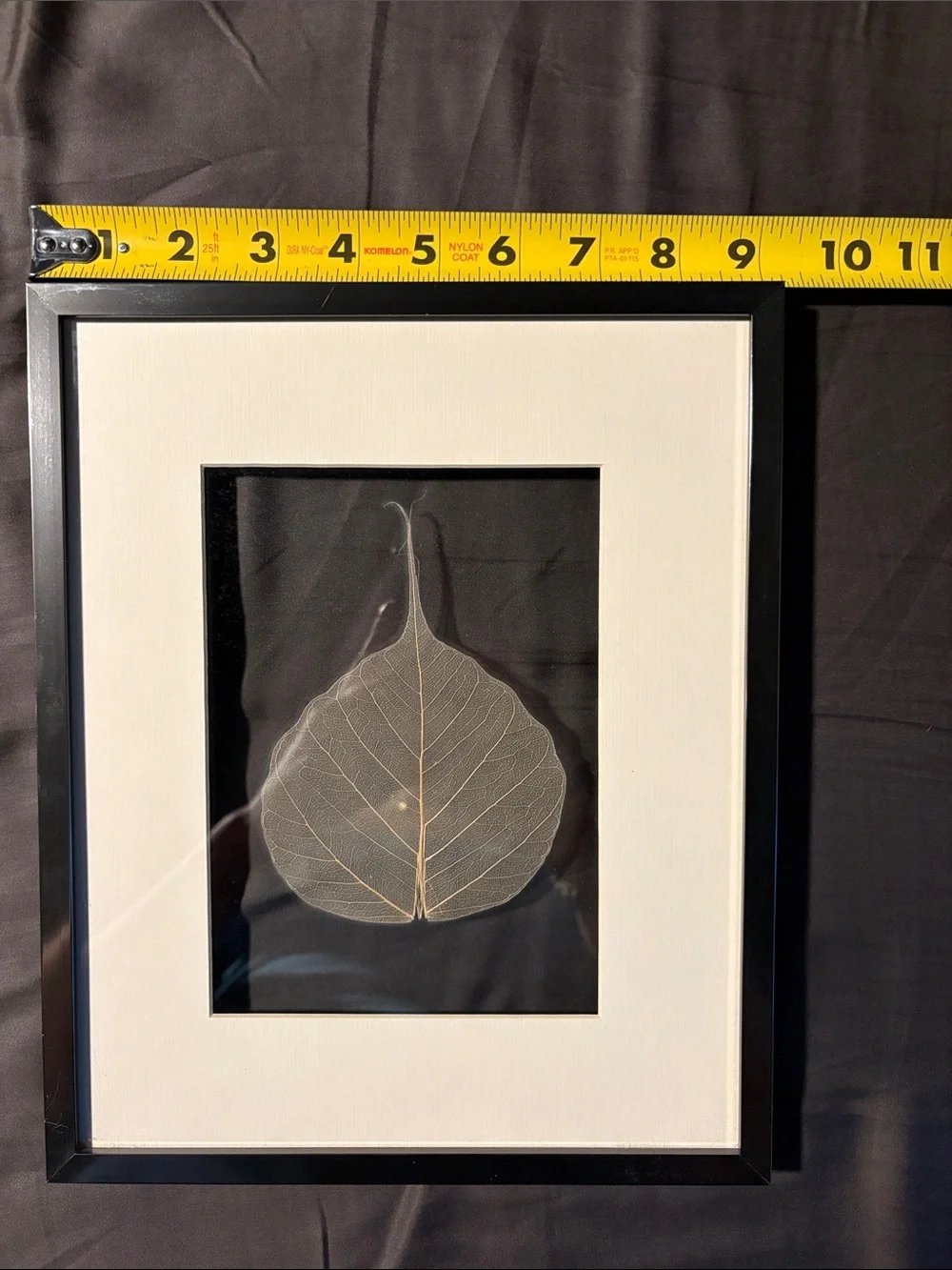 Neutral Skeleton Leaf Framed Wall Art - Set of 2